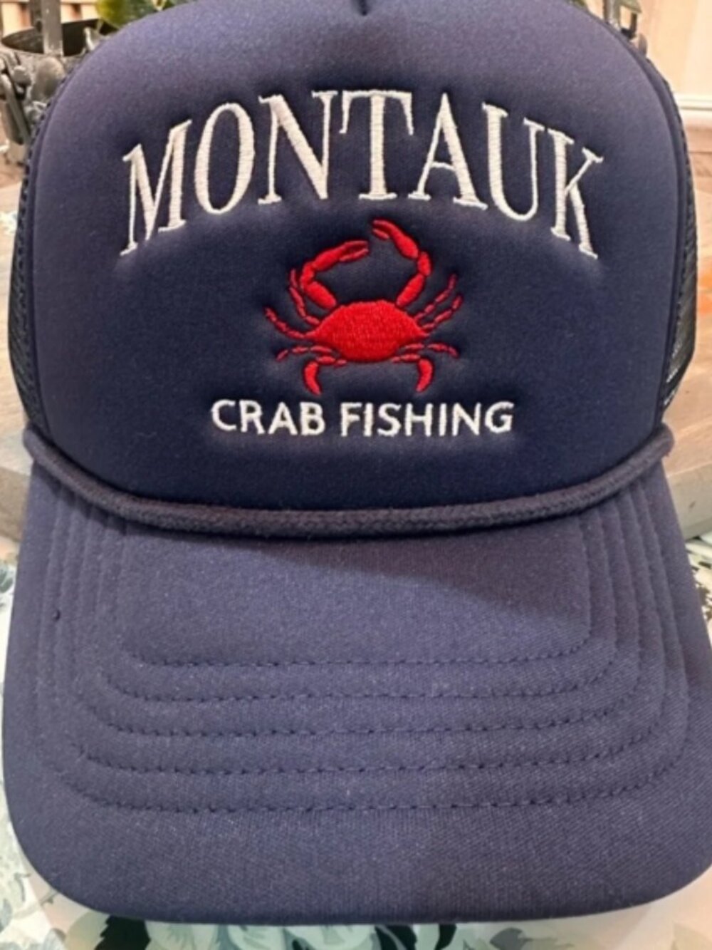 NWT Anthropologie Coney Island Picnic Nantucket Trucker Hat - Picture 4 of 9